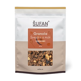 Granola slivka a mak 400 g