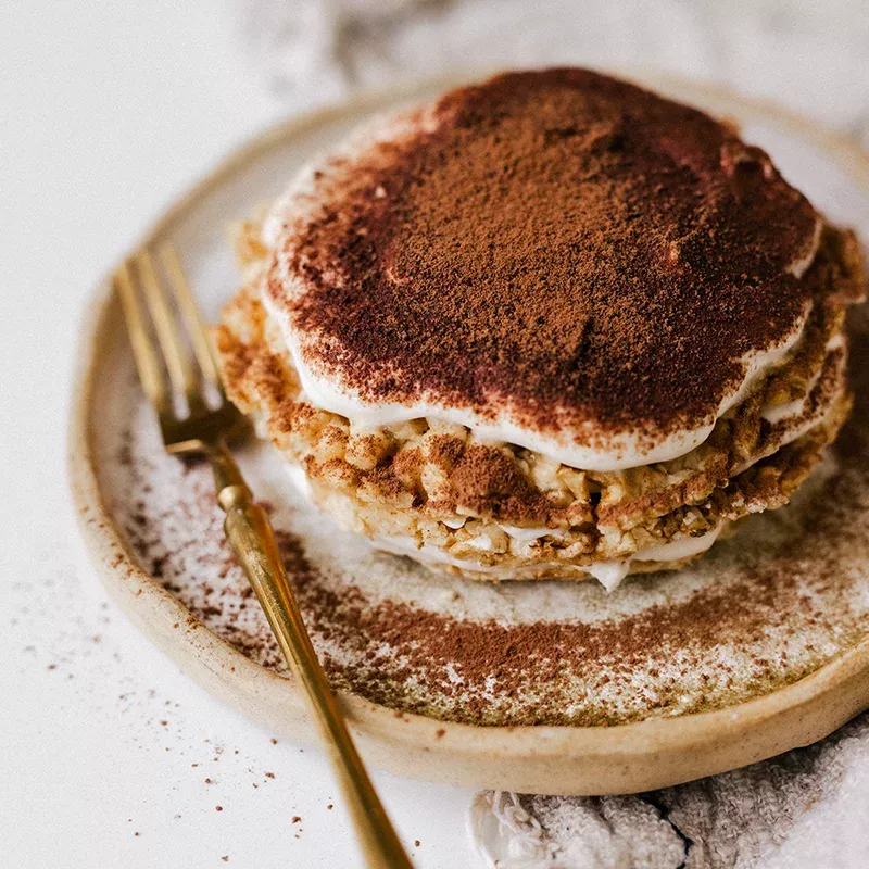 Rýchle proteínové tiramisu